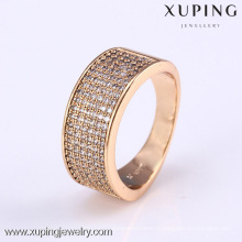 11802- Xuping nouvelle conception or bijoux anneaux à la mode